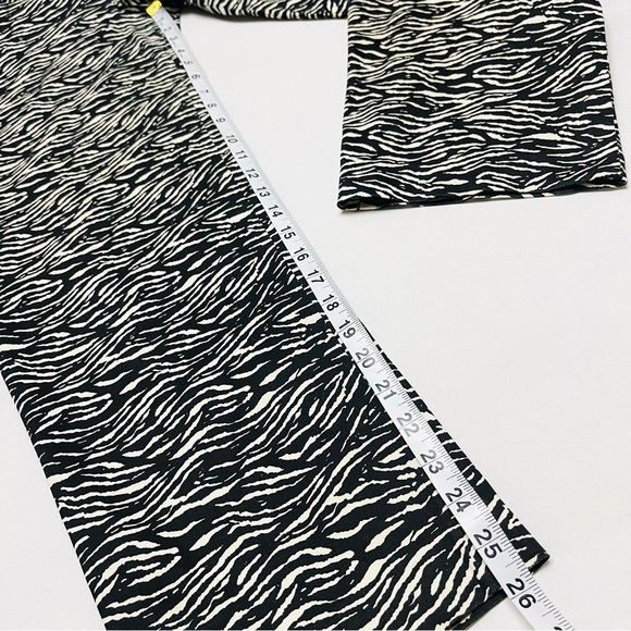 SANDRO Zebra Striped Ankle Crop Trouser - Picture 3 of 7